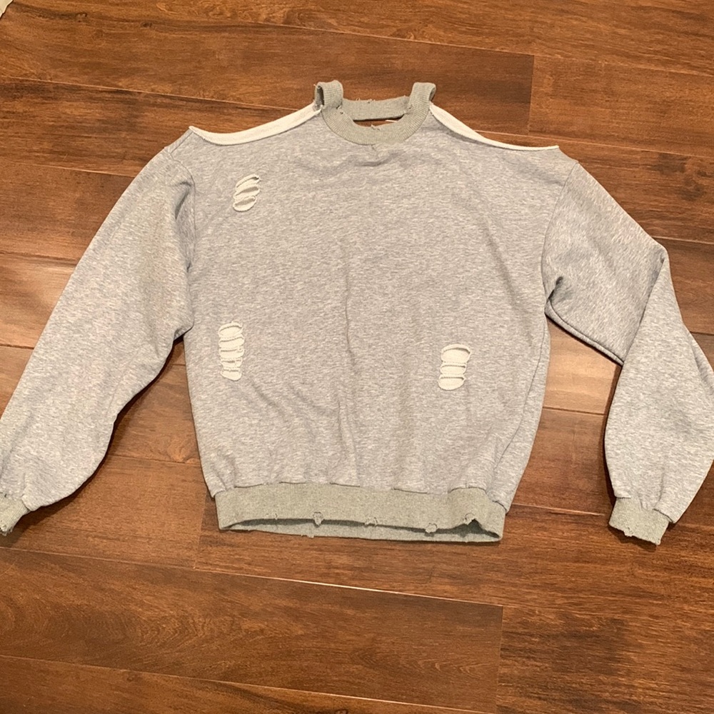 Honey Punch Distressed Sweatshirt